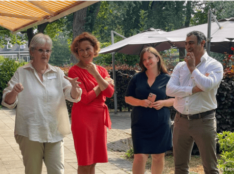 Zorggroep De Laren ontving werkbezoek Tweede Kamerlid Rahimi